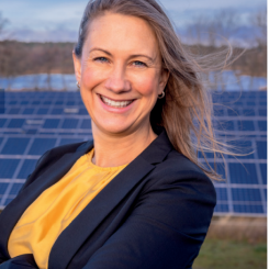 Anna Werner, vd på Svensk Solenergi. Foto: Jann Lipka