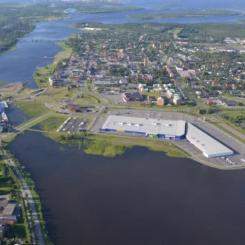 Haparandas solcellspark kan bli störst i Norden och en av de största i Europa på cirka 900 hektar. Totalt rör det sig om en investering på cirka 1,5 miljarder kronor. Foto: Affärstidningen Näringsliv