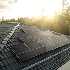 Solpaneler. Pressbild: Soltech