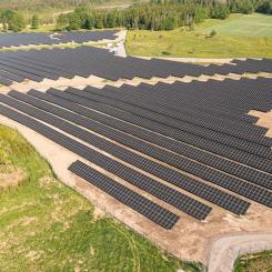 Solpark i Katrineholms kommun. Pressbild: Alight