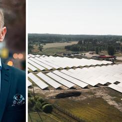 Stefan Ölander, vd på Soltech Energy. Foto: Soltech Energy/Gustaf Kumlin